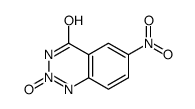 6-nitro-2-oxido-1H-1,2,3-benzotriazin-2-ium-4-one Structure