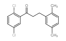 2',5'-DICHLORO-3-(2,5-DIMETHYLPHENYL)PROPIOPHENONE structure