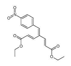 diethyl 4-[(4-nitrophenyl)methylidene]hepta-2,5-dienedioate Structure