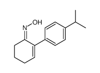 N-[2-(4-propan-2-ylphenyl)cyclohex-2-en-1-ylidene]hydroxylamine Structure