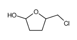 5-(chloromethyl)oxolan-2-ol Structure