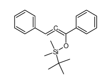 [(1,3-diphenyl-1,2-propadienyl)oxy]-tert-butyldimethylsilane Structure