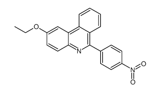Phenanthridine, 2-ethoxy-6-(4-nitrophenyl)结构式