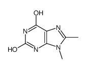 8,9-dimethyl-3H-purine-2,6-dione Structure