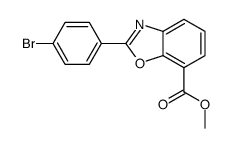 methyl 2-(4-bromophenyl)-1,3-benzoxazole-7-carboxylate Structure