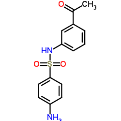 N-(3-ACETYL-PHENYL)-4-AMINO-BENZENESULFONAMIDE Structure