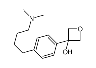 3-[4-[4-(dimethylamino)butyl]phenyl]oxetan-3-ol Structure