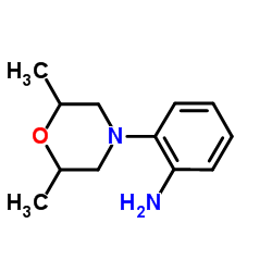 2-(2,6-Dimethyl-4-morpholinyl)aniline结构式