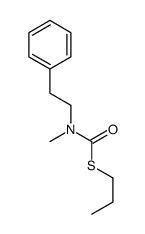 S-propyl N-methyl-N-(2-phenylethyl)carbamothioate Structure