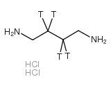 putrescine dihydrochloride, [2,3-3h(n)] Structure