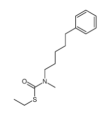 S-ethyl N-methyl-N-(5-phenylpentyl)carbamothioate结构式
