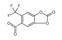 1,3-Benzodioxol-2-one, 5-nitro-6-(trifluoromethyl)结构式