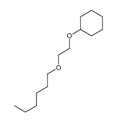 2-hexoxyethoxycyclohexane Structure