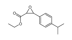 ethyl 3-(p-isopropylphenyl)oxirane-2-carboxylate structure