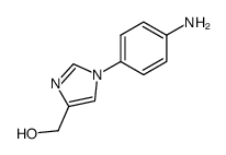 1-(p-aminophenyl)-4-hydroxymethylimidazole结构式