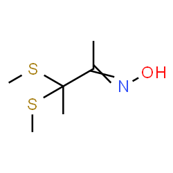 3,3-bis(methylthio)butan-2-one oxime Structure