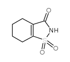 1,2-benzisothiazol-3(2h)-one, 4,5,6,7-tetrahydro-, 1,1-dioxide Structure