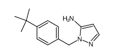 2-(4-tert-butyl-benzyl)-2H-pyrazol-3-ylamine Structure