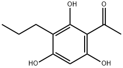 2’,4’,6’-Trihydroxy-3’-propylacetophenone structure