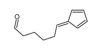 6-cyclopenta-2,4-dien-1-ylidenehexanal结构式
