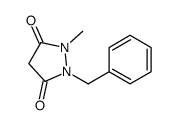 1-benzyl-2-methylpyrazolidine-3,5-dione结构式