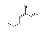 2-bromohex-2-enal结构式