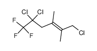2,3-dimethyl-6,6,6-trifluoro-1,5,5-trichloro-2-hexene结构式