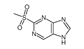 2-methanesulfonyl-7(9)H-purine结构式