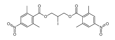 Di-(2,6-dimethyl-4-nitrobenzoyl)-glycerin-β-iodhydrin结构式