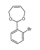 2-(2-bromophenyl)-4,7-dihydro-1,3-dioxepine Structure
