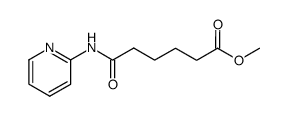 N-[2]pyridyl-adipamic acid methyl ester结构式