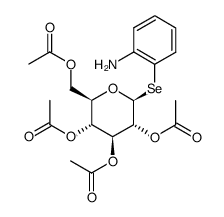 2-(Tetraacetyl-1-β-D-glucosylseleno)-anilin结构式