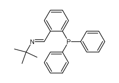 N-(tert-butyl)-2-[(diphenylphosphino)benzylidene]amine结构式