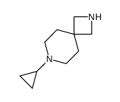 7-cyclopropyl-2,7-diazaspiro[3.5]nonane Structure