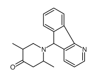 1-(5H-indeno[1,2-b]pyridin-5-yl)-2,5-dimethylpiperidin-4-one结构式