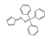 (2,4-cyclopentadien-1-ylidenehydrazono)triphenylphosphorane Structure