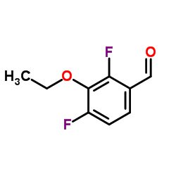 3-Ethoxy-2,4-difluorobenzaldehyde结构式