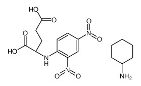 N-2,4-DNP-L-GLUTAMIC ACID DI(MONOCYCLOHEXYLAMMONIUM) SALT结构式