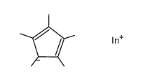pentamethylcyclopentadienyl indium Structure