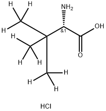 L-tert-Leucine-d9 hydrochloride Structure