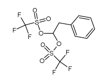 2-phenylethane-1,1-diyl bis(trifluoromethanesulfonate) Structure