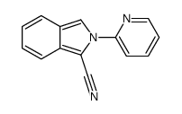 2-pyridin-2-ylisoindole-1-carbonitrile结构式