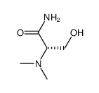 Propanamide, 2-(dimethylamino)-3-hydroxy-, (S)- (9CI) structure