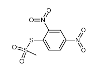 S-(2,4-dinitrophenyl) methanesulfonothioate结构式