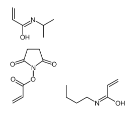 poly(N-isopropylacrylamide-N-n-butylacrylamide-N-acryloxysuccinimide)结构式