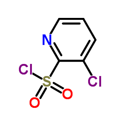 3-Chloro-2-pyridinesulfonyl chloride结构式