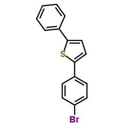 2-(4-Bromophenyl)-5-phenylthiophene structure