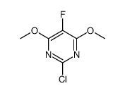 2-chloro-5-fluoro-4,6-dimethoxypyrimidine结构式