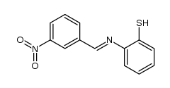 2-((3-nitrobenzylidene)amino)benzenethiol Structure