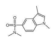 N,N,1,3-tetramethylindole-5-sulfonamide结构式